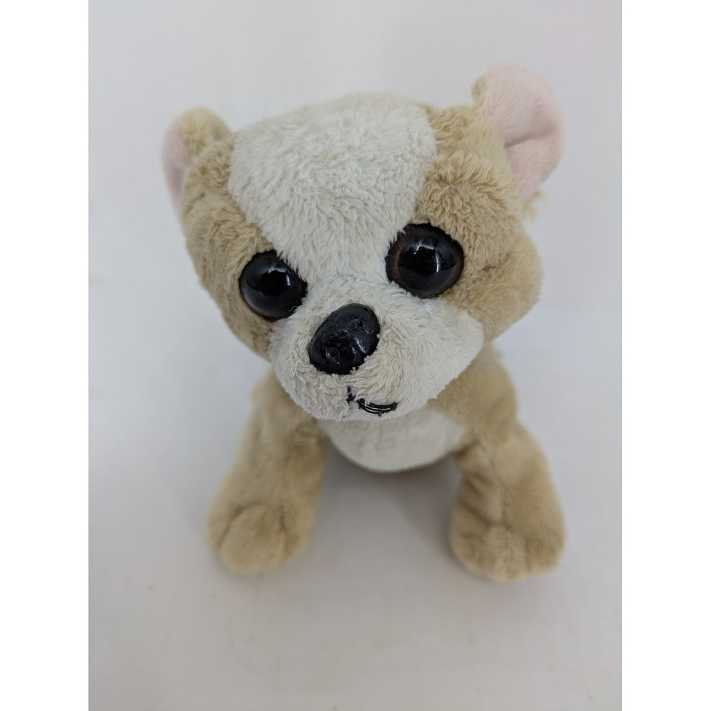Ganz Lil Kinz Chihuahua Plush Small Tan White HS104 Stuffed Dog Retired No Code